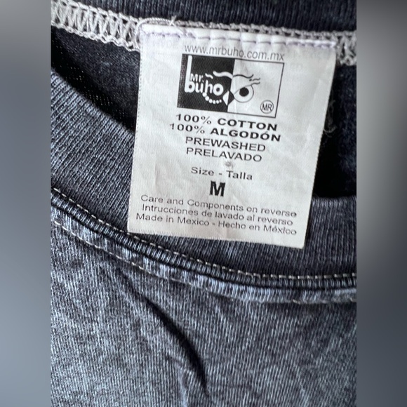 MR. BUHO Mexican Skull Sleeveless in Gray Shirt Sz M - Picture 3 of 4